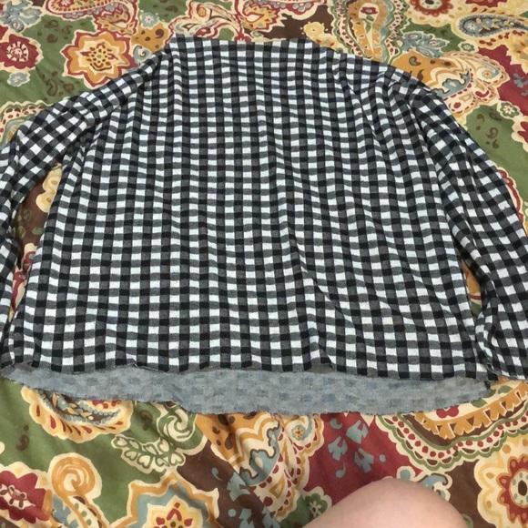 Zara Tops - Zara checkered top